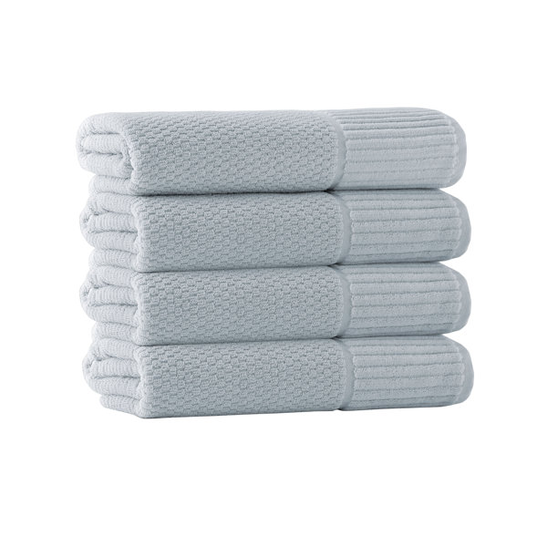 Lark Manor Argo 4 Piece Turkish Cotton Bath Towel Set & Reviews Wayfair